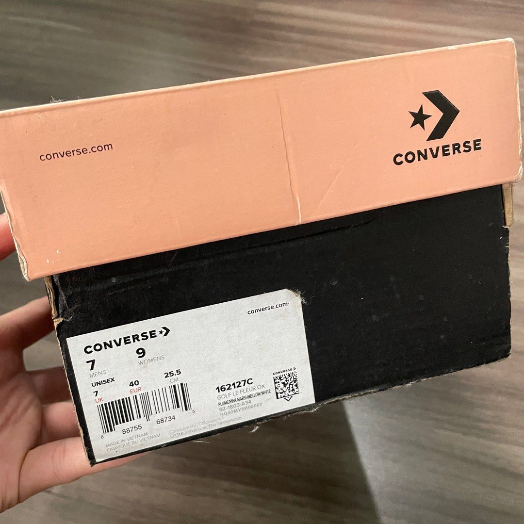 Converse Golf Le Fleur Plume Pink/Marshmellow White, Men'S Fashion,  Footwear, Sneakers On Carousell
