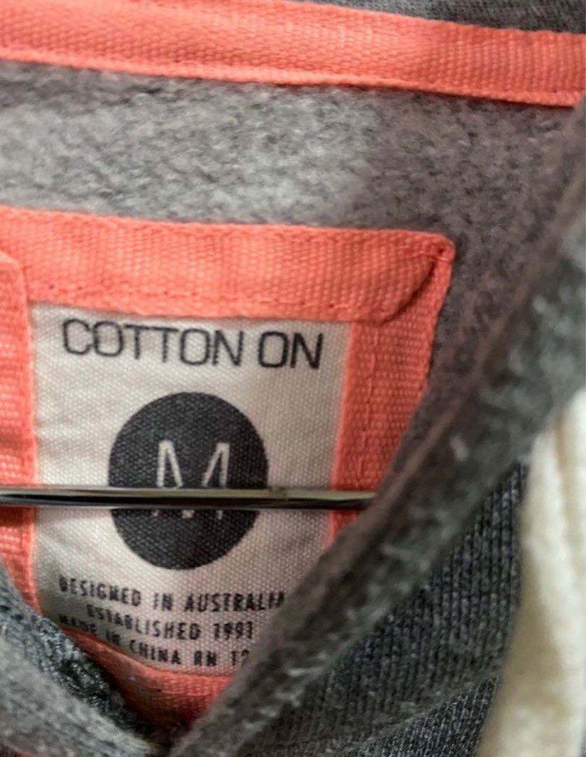 Cotton On Hoodie (Category: Coats, Jackets and Outerwear) located in Manila. Submitted by amiax (Listing ID 1210712545, Image 2). Description: Original Cotton On Hoodie Size Medium Used once or twice only! 350 PHP.