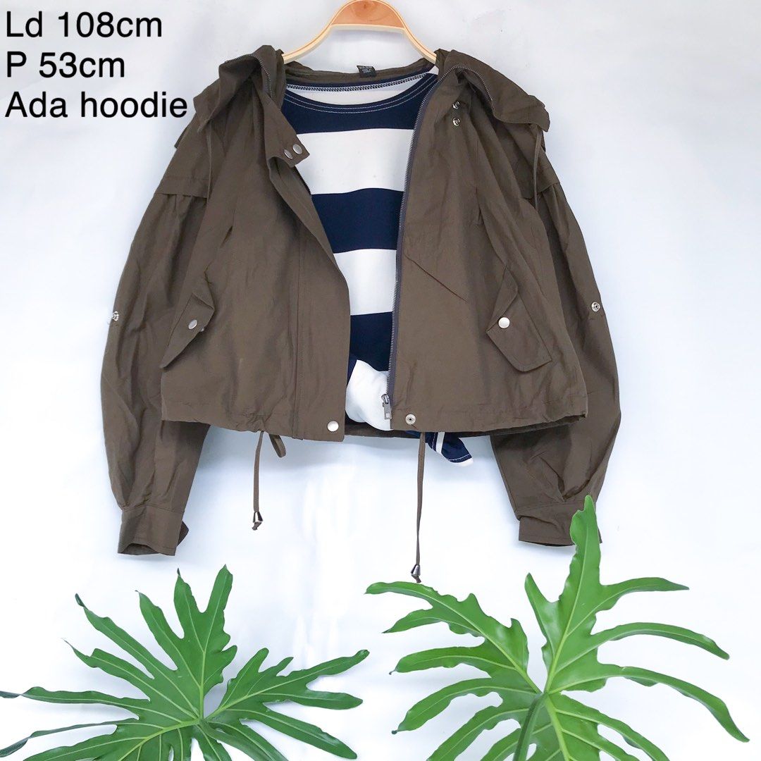 Jaket crop on sale army