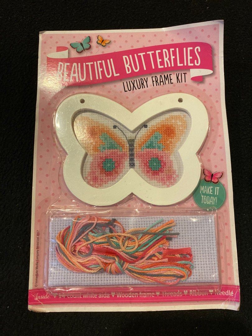 CrossStitcher Thread Sorter Butterfly Frame Kit, Hobbies & Toys