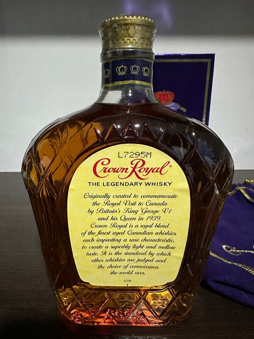Crown Royal Deluxe Whisky, Food & Drinks, Alcoholic Beverages on Carousell