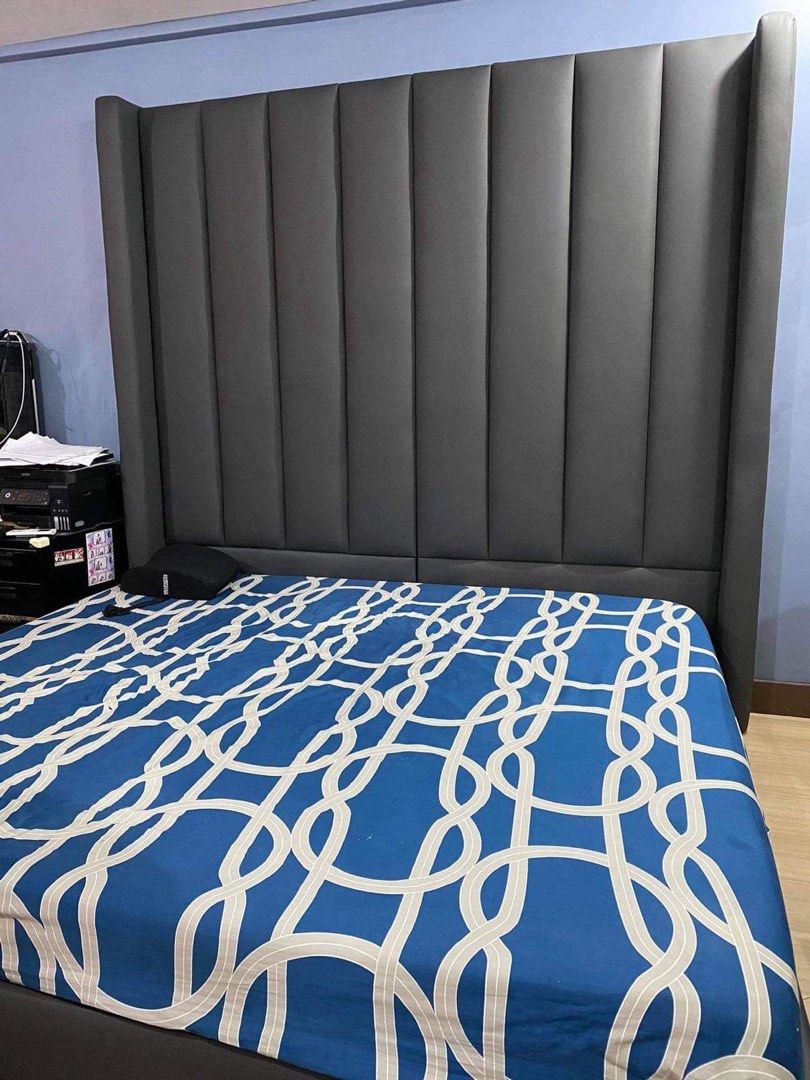 Custom made king size bed frame, Furniture & Home Living, Furniture