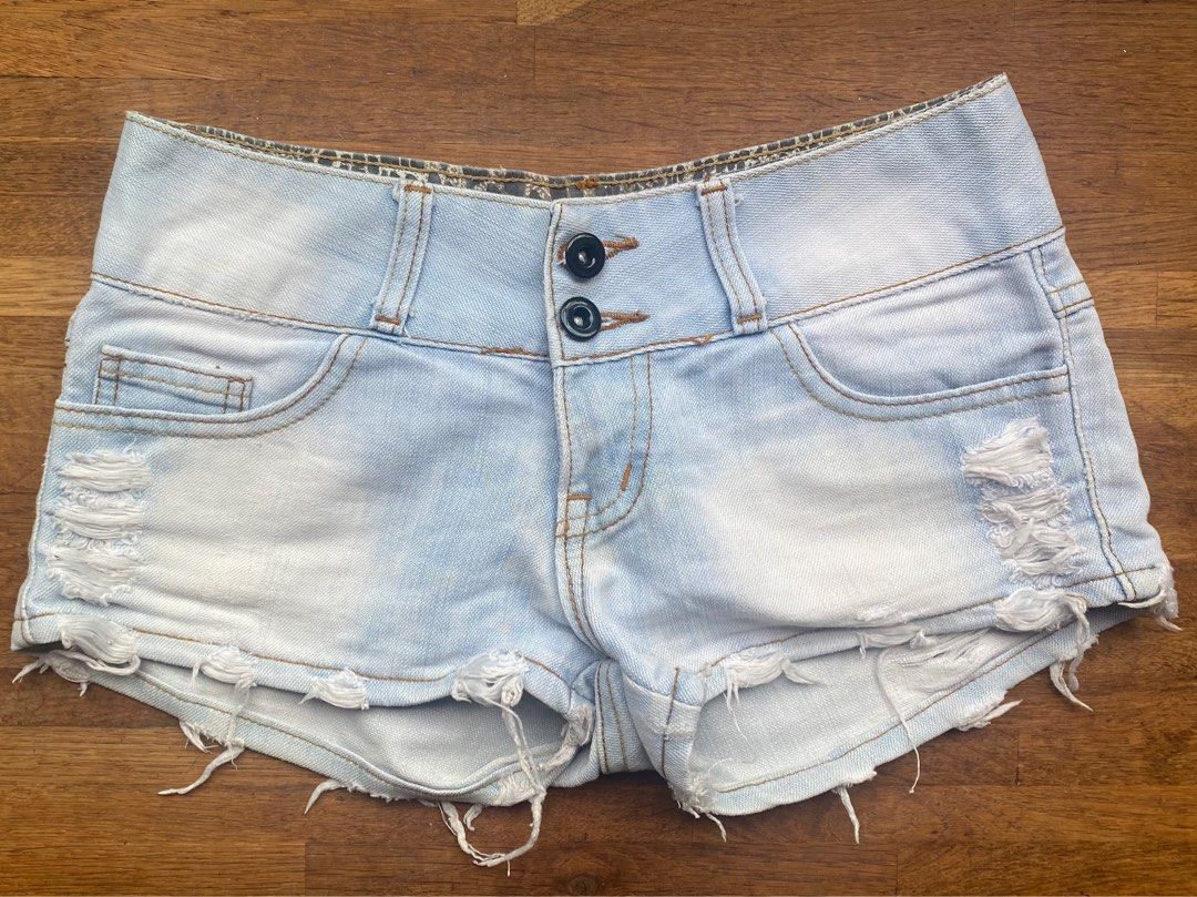 Cute ripped cheap jean shorts