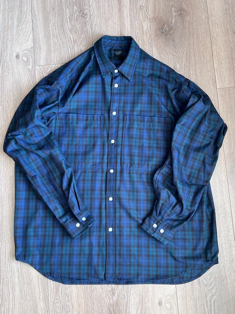 Daiwa Pier39 21FW Tech Flannel Worker Shirt, 男裝, 上身及套裝