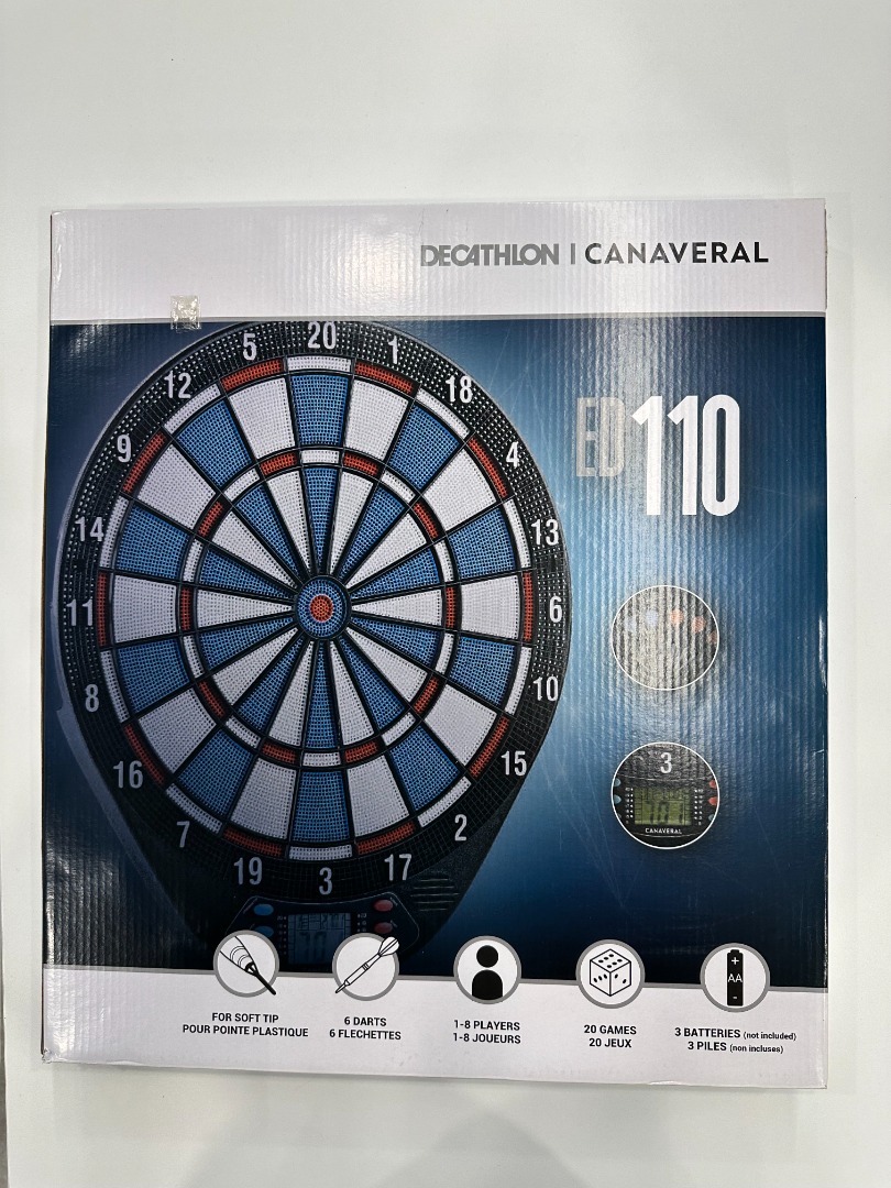 Decathlon Electronic Dartboard ED110, Sports Equipment, Other Sports