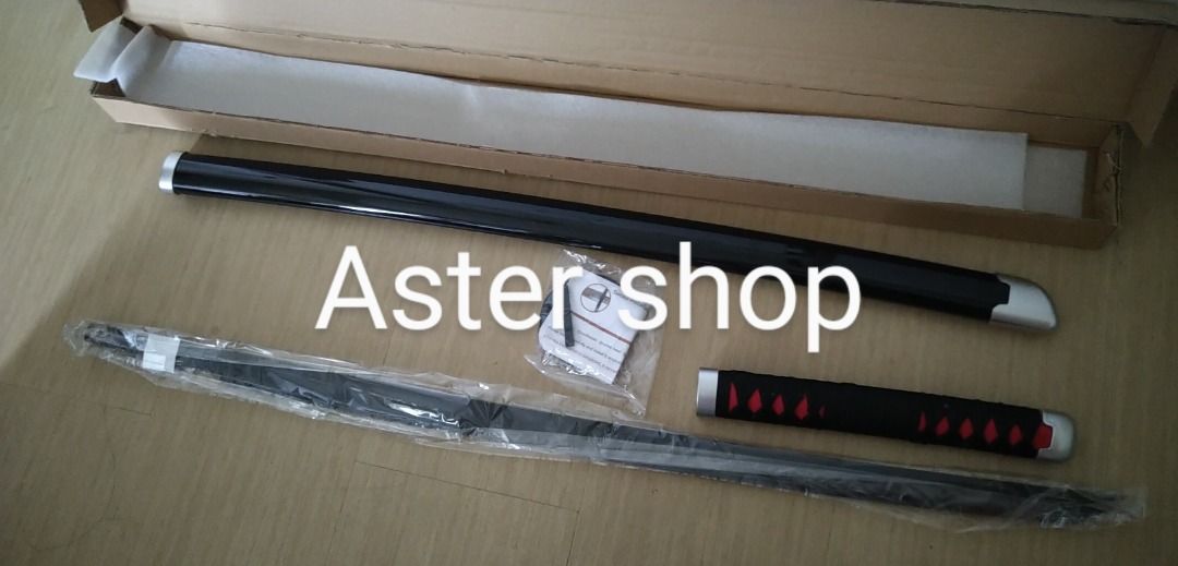 Detachable wooden katana sword, Hobbies & Toys, Toys & Games on Carousell
