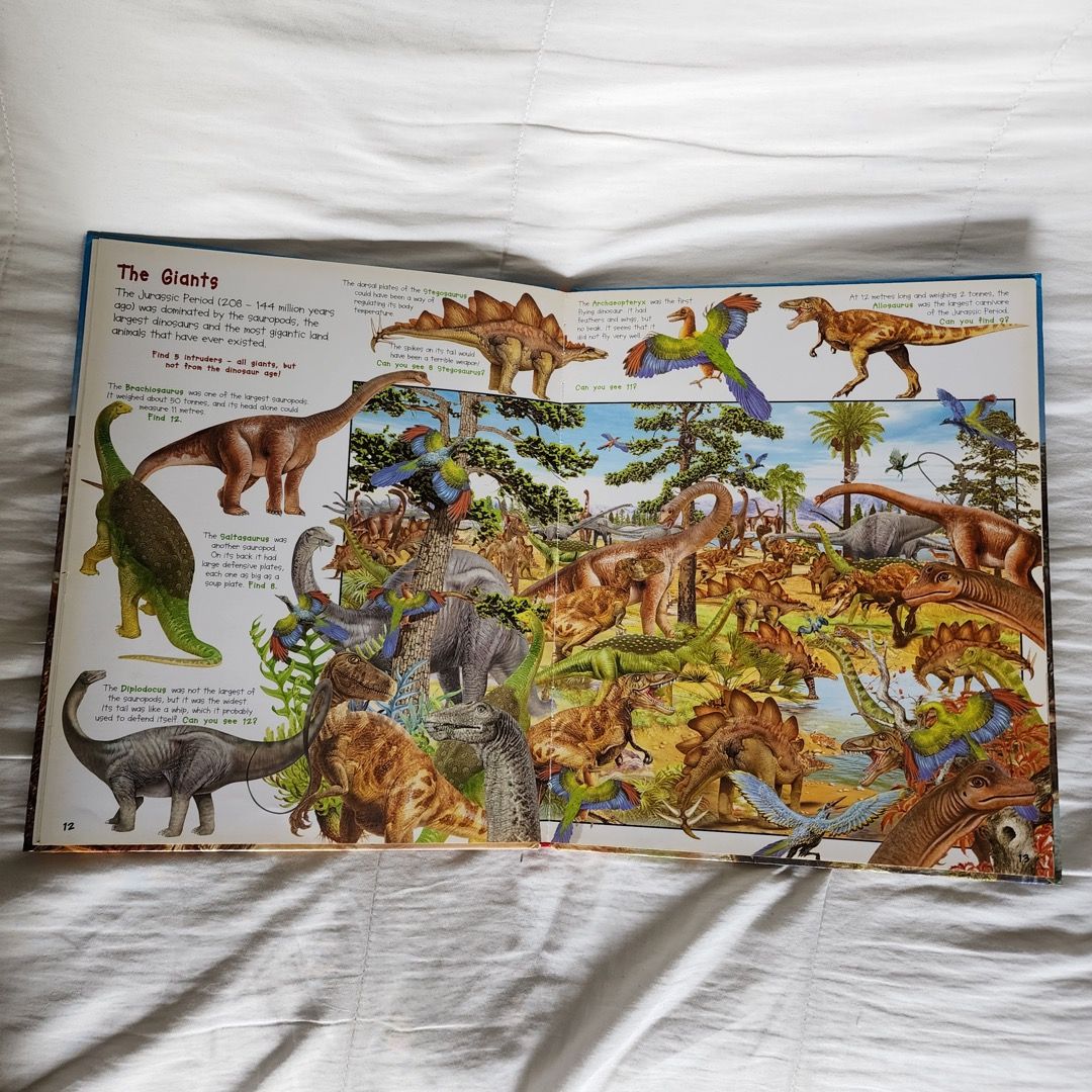 BUKU DINOSAURS BOOK, Hobbies & Toys, Books & Magazines, Children's ...