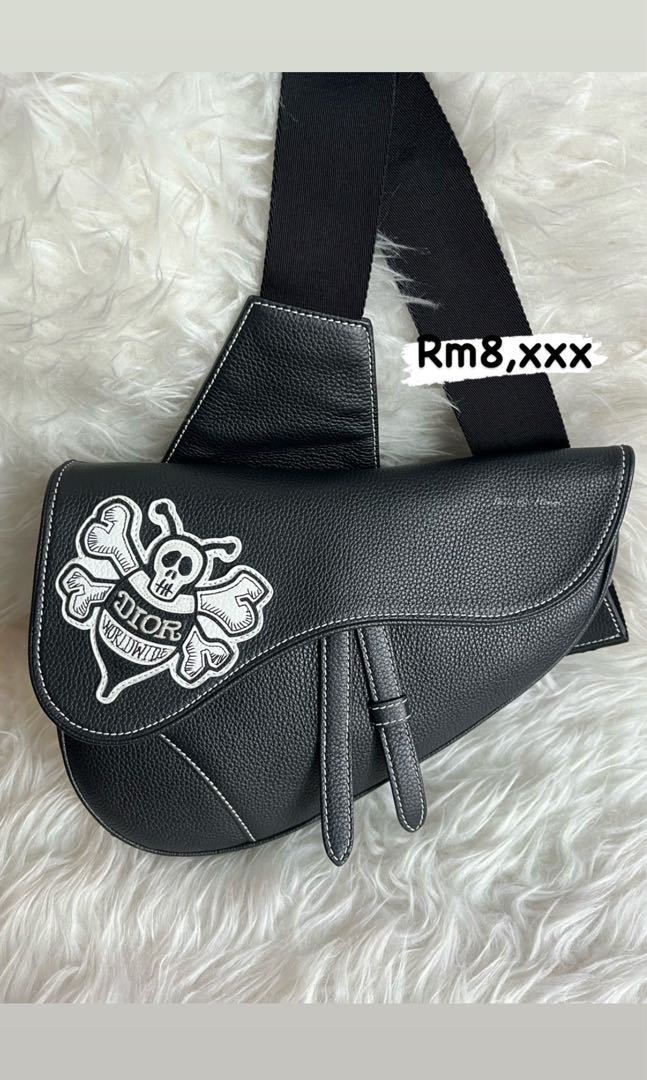 Dior saddle best sale bag stussy