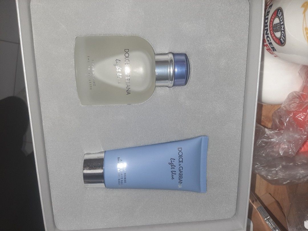 Dolce and Gabbana Light Blue Male Perfume and After Shave Balm, Beauty