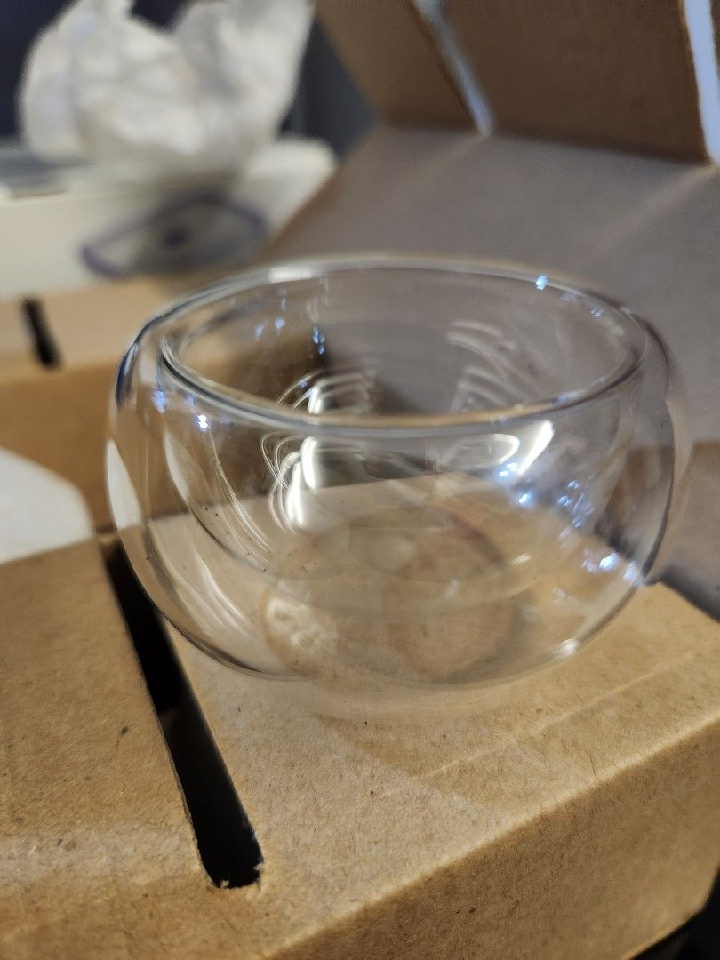 Double Glass cups, Furniture & Home Living, Kitchenware & Tableware, Coffee & Tea Tableware on