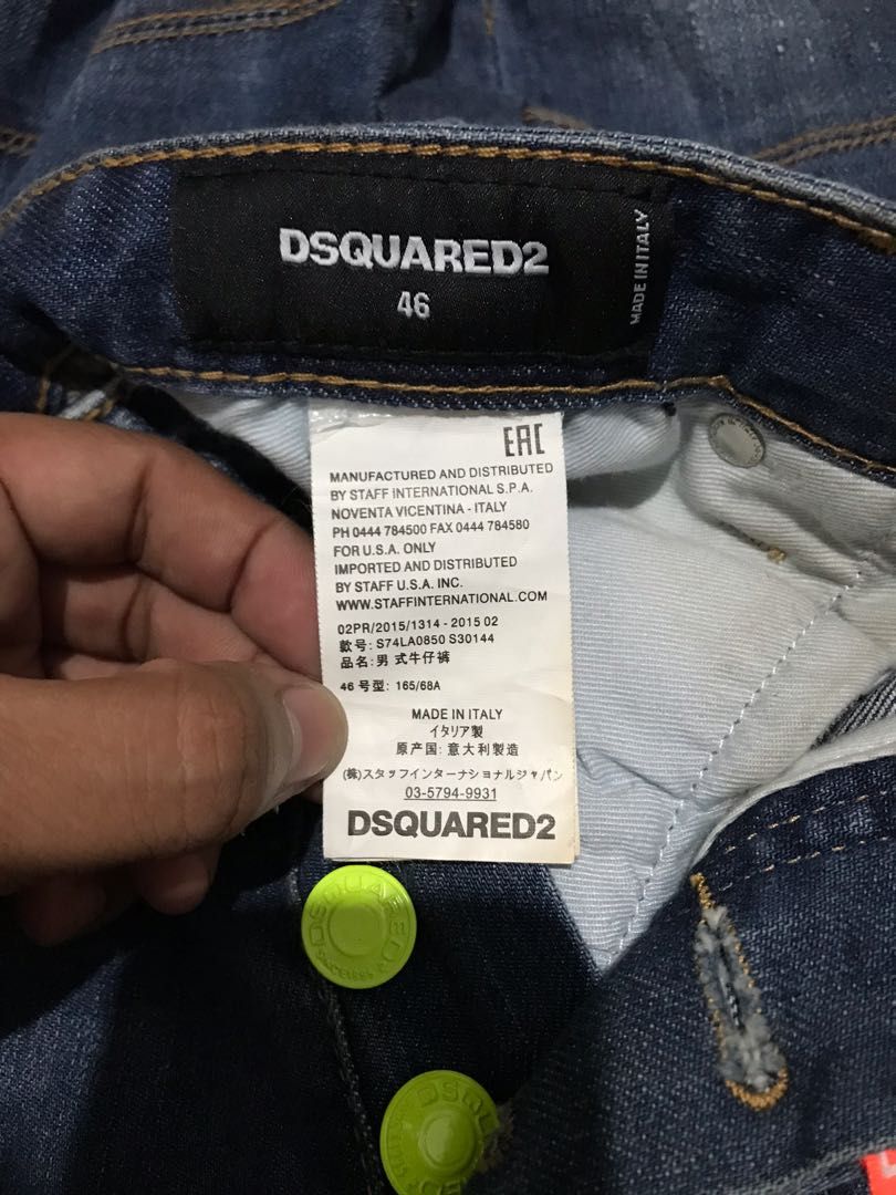 DSQUARED2 Rave on Tidy Biker Jeans 46