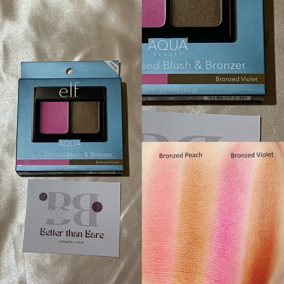 Elf Aqua Infused Blush and Bronzer, Beauty & Personal Care, Face, Makeup on Carousell