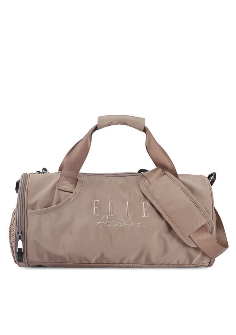 ELLE Active Logo Nylon Duffel Bag