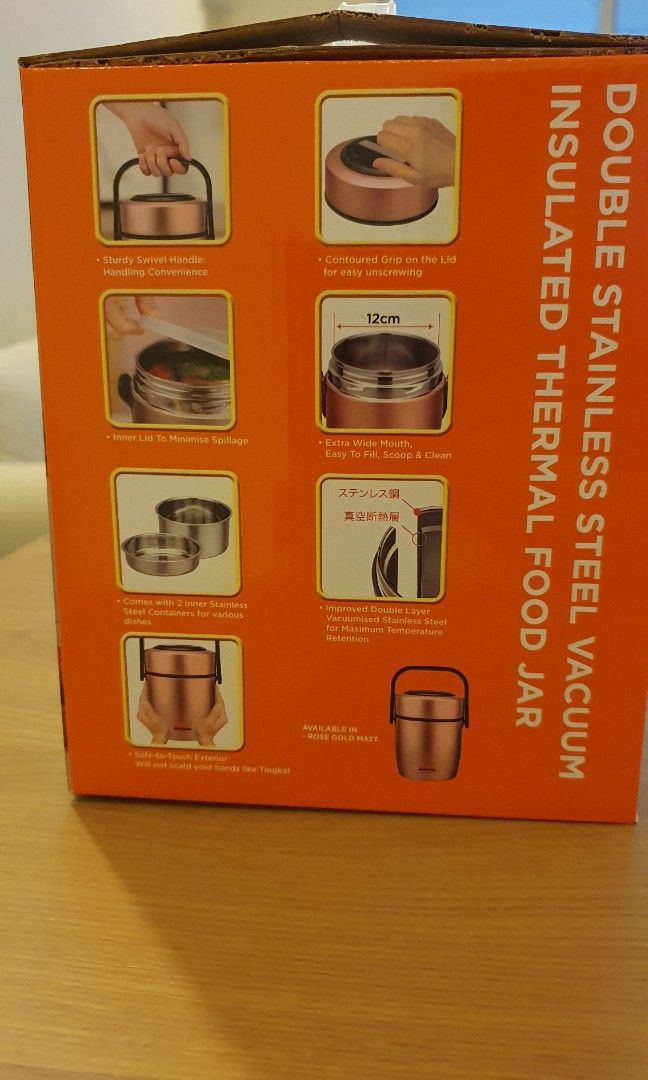 Endo 1.6L Thermos Flask, Furniture & Home Living, Kitchenware