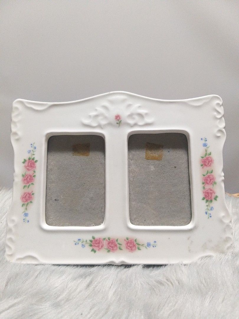 England Dainty Ceramic Photo frame (Category: Frames & Pictures) located in Cavite. Submitted by wishie_collects (Listing ID 1210754438, Image 1). Description: Beautiful Ceramic photo frame Uk England Surplus 8 inches.