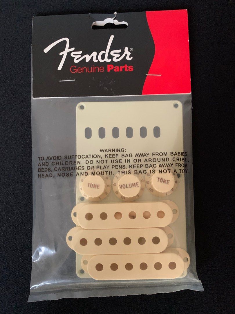 Kit D'accessoires Vintage Pour Stratocaster - Blanc, Pour Personnaliser Votre Guitare Fender