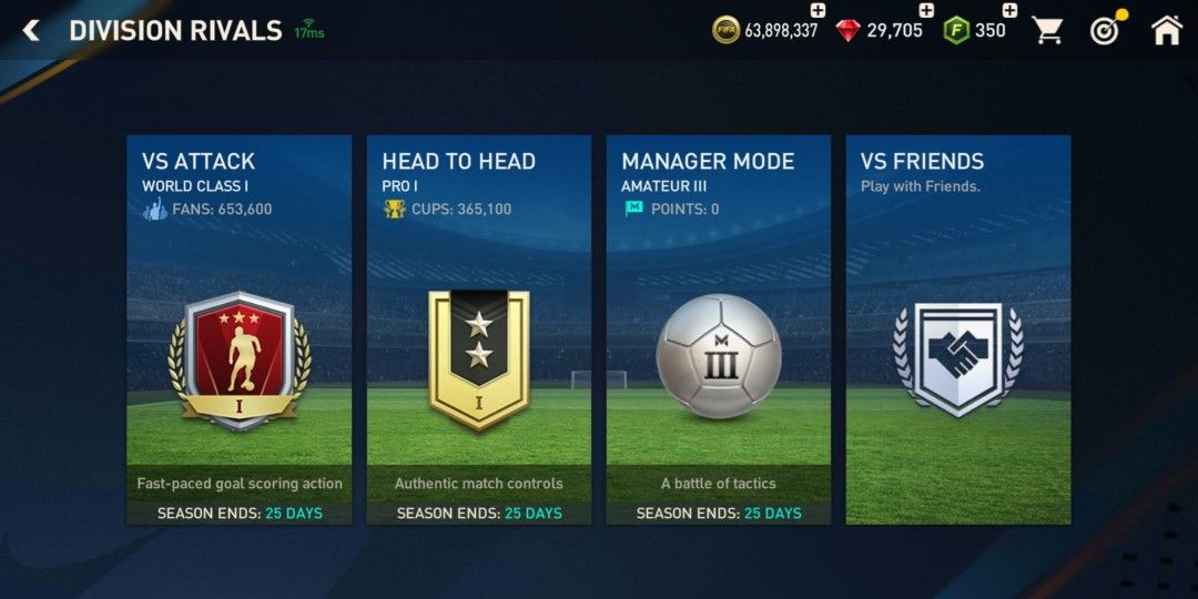 FIFA MOBILE 22 ACCOUNT (124/100) 749M IN ACCOUNT, Video Gaming, Gaming  Accessories, Game Gift Cards & Accounts on Carousell