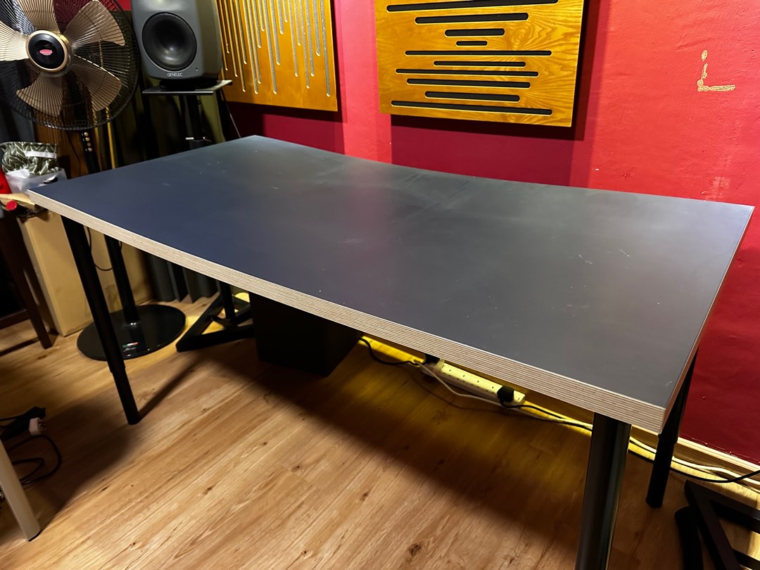 [FREE] Ikea LINNMON Table (bent), Furniture & Home Living, Furniture