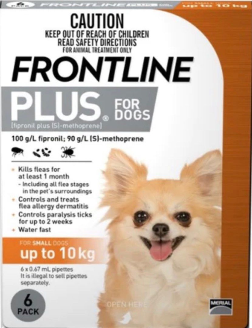 Frontline small hot sale dog 6 pack