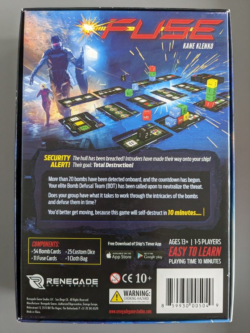 Fuse Board Game lightly used, Hobbies & Toys, Toys & Games on Carousell