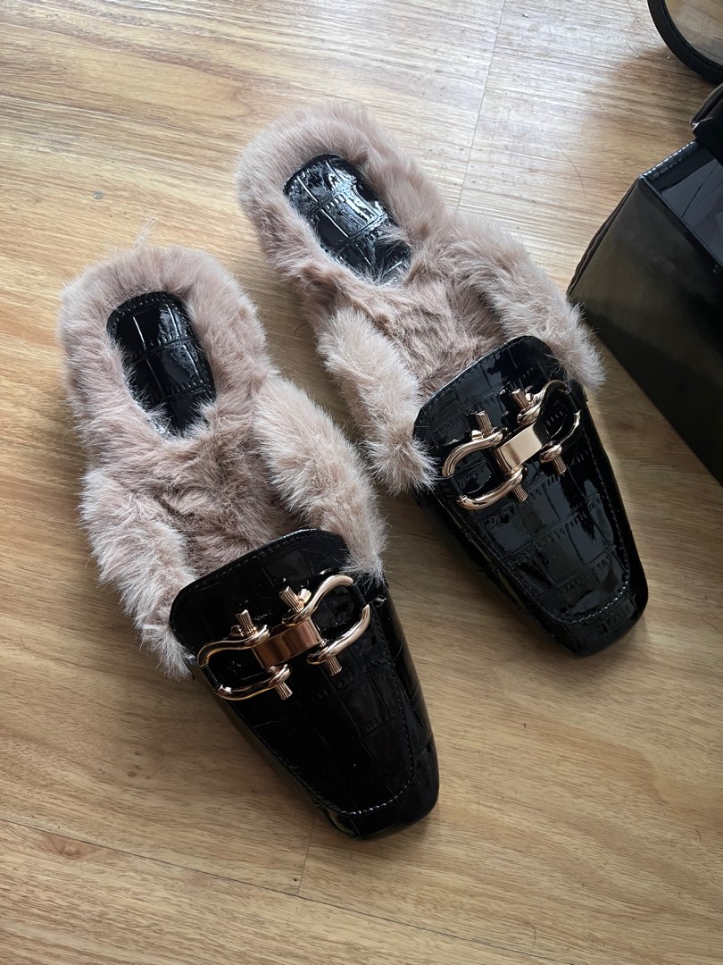 wide fit flat mules