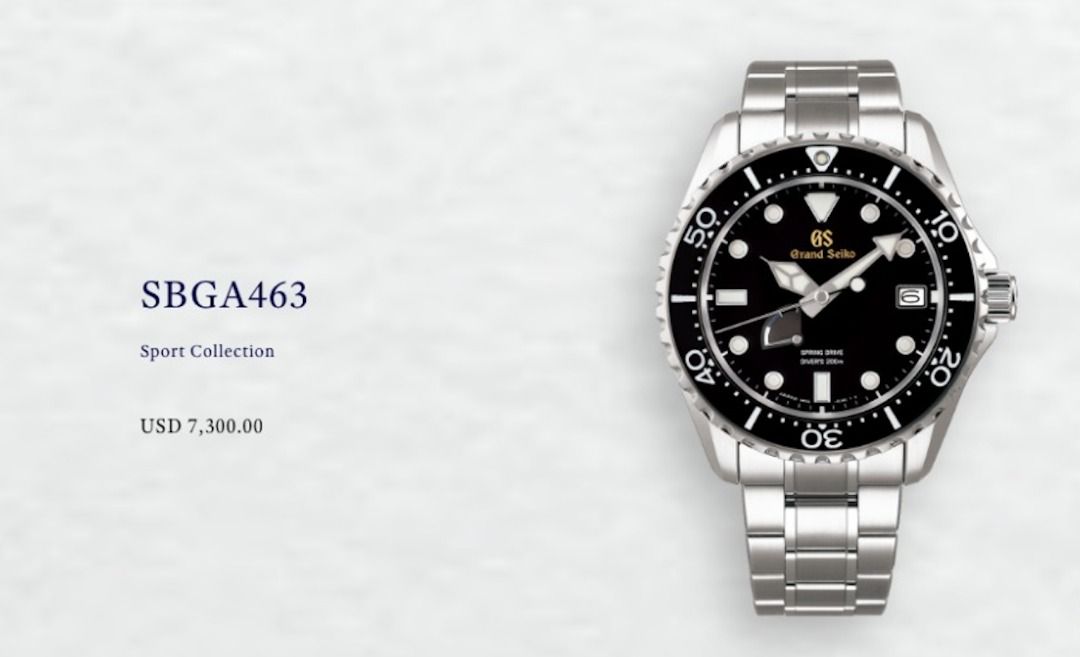 Grand Seiko - SBGA463, Luxury, Watches on Carousell