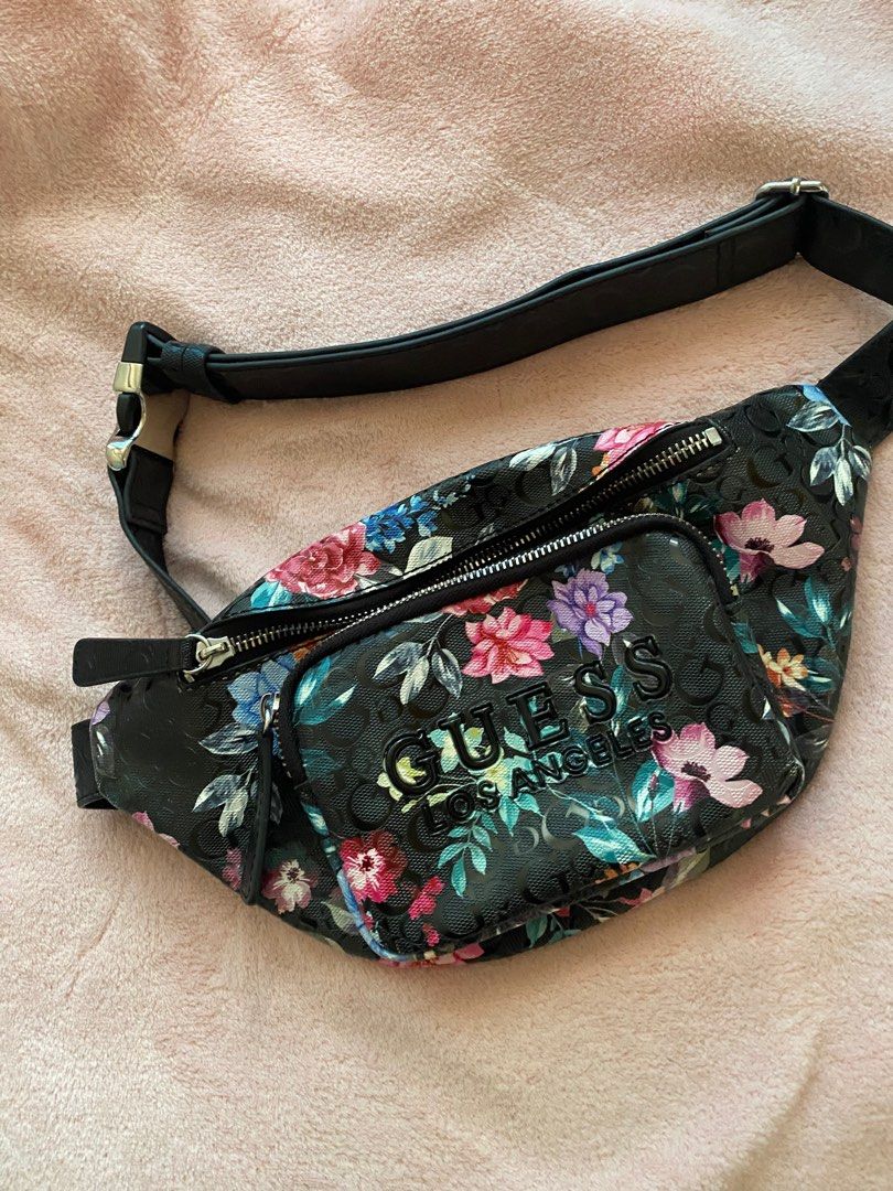 Guess floral store fanny pack
