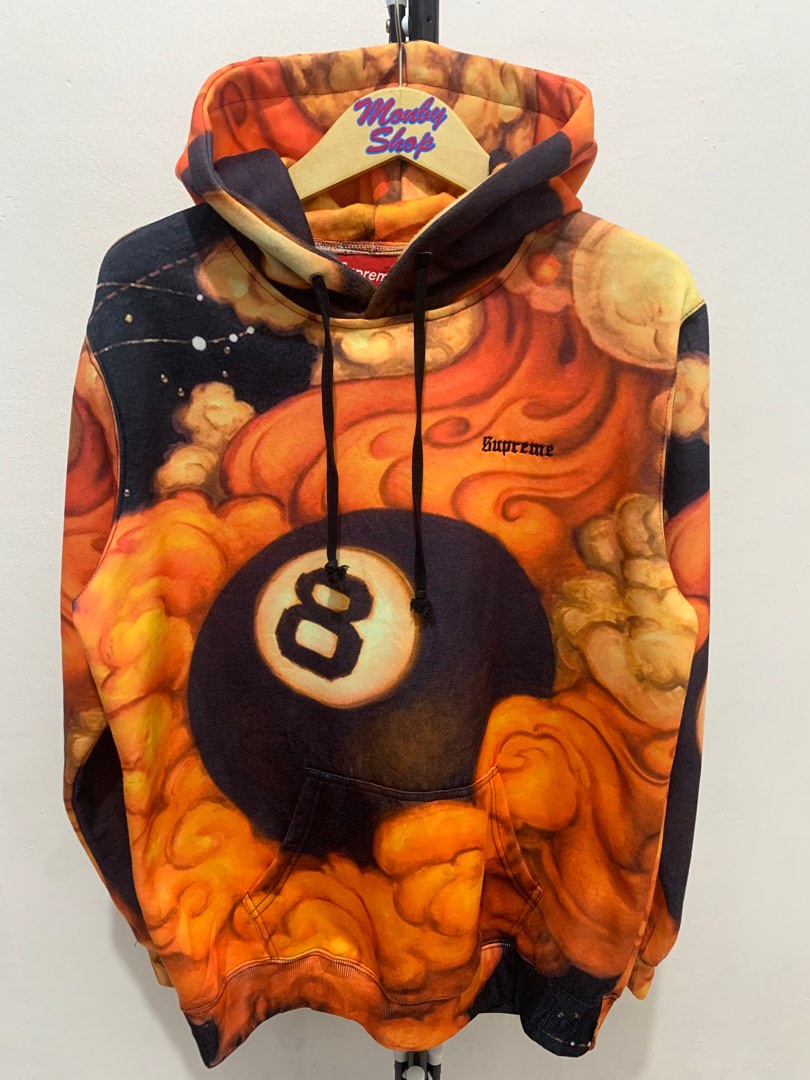 Hoodie Supreme Martin Wong 8 Ball ( Rare )