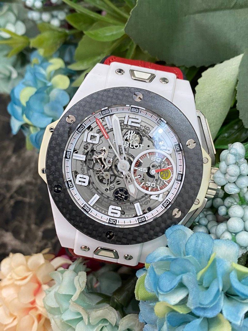 Hublot Big Bang UNICO Ferrari White Ceramic (401.HQ.0121.VR) Luxury Watch  Review 