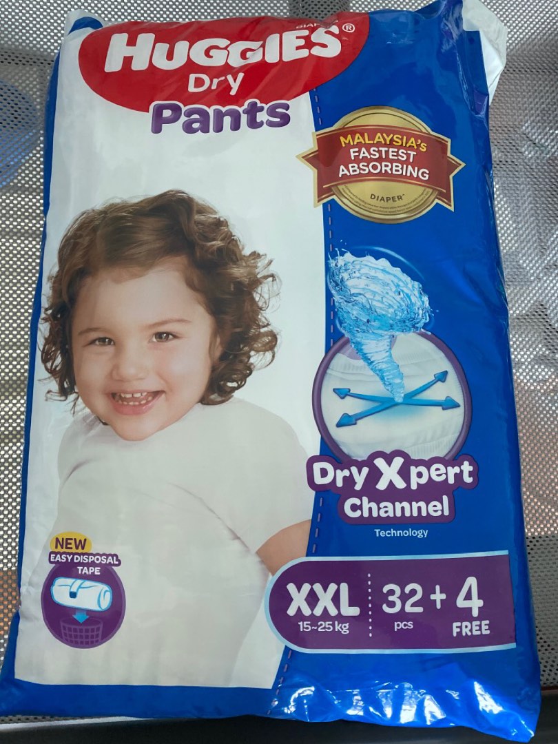 Huggies Dry Pants, Babies & Kids, Bathing & Changing, Diapers & Baby