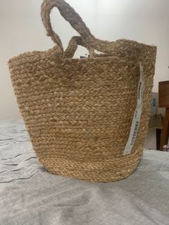 Ikea abaca bag beach bag woven bag basket