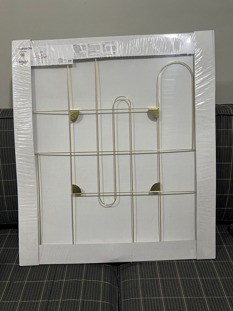 IKEA Korsmon Gold Memo Board, Furniture & Home Living, Home Decor