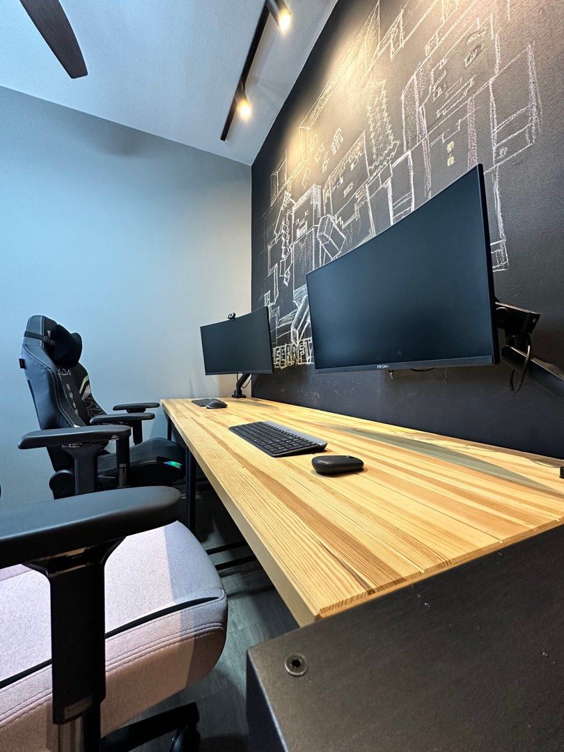 IKEA kullaberg study desk, Furniture & Home Living, Furniture, Tables