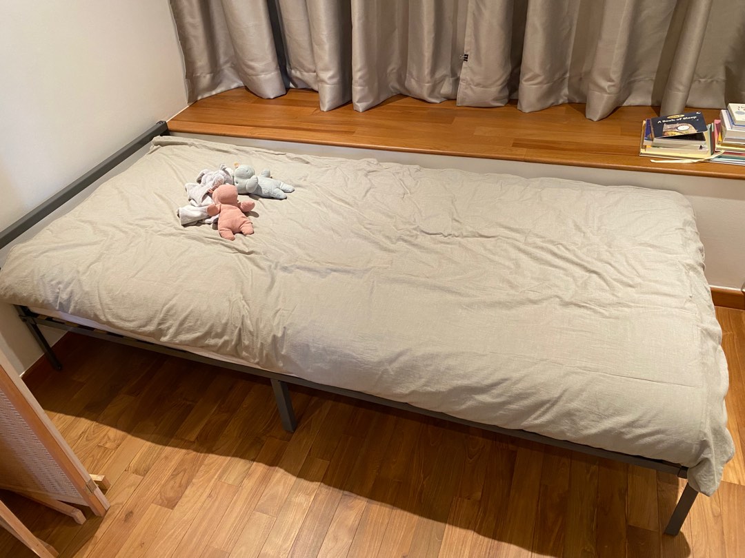 IKEA Single Bed + Mattress, Furniture & Home Living, Furniture, Bed