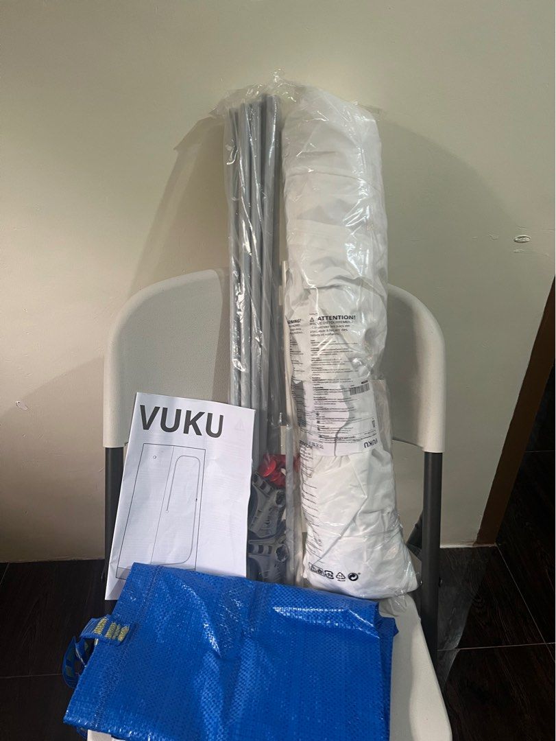 Ikea Vuku wardrobe, Furniture & Home Living, Furniture, Other Home ...