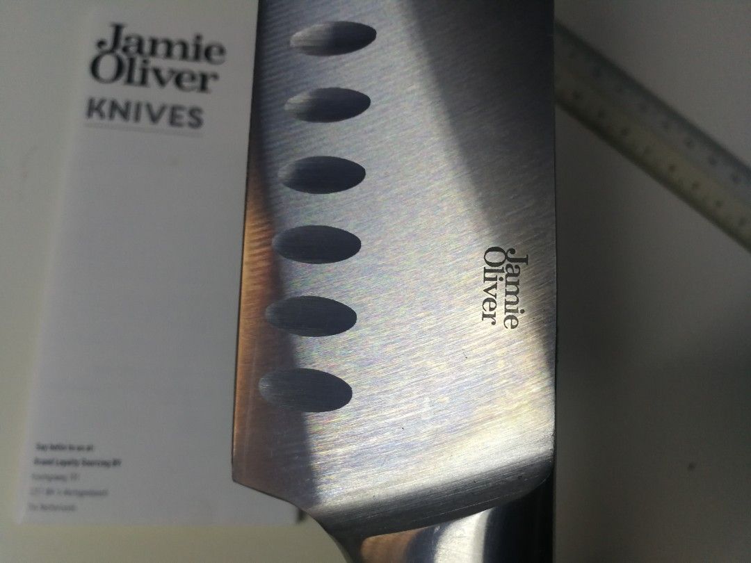 Jamie Oliver Kitchen Chef (Santoku) knife, made from premium stainless
