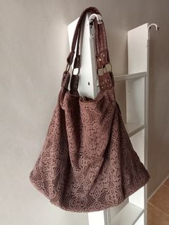 Japan chocolate brown shoulder bag