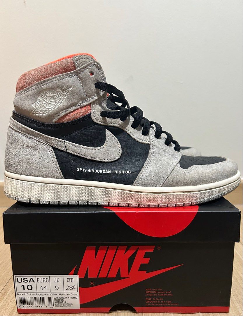 jordan 1 neutral grey footlocker