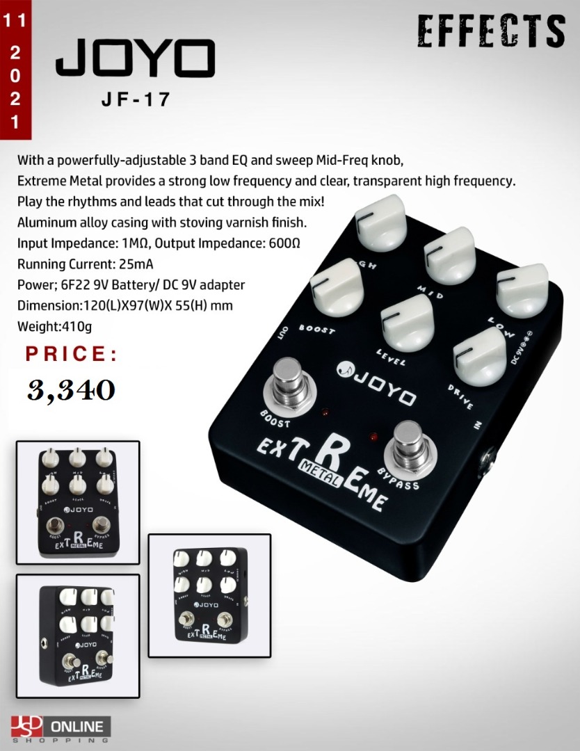 Bloc D'alimentation De Rechange Pour Pédale D'effets De Guitare Joyo Jf