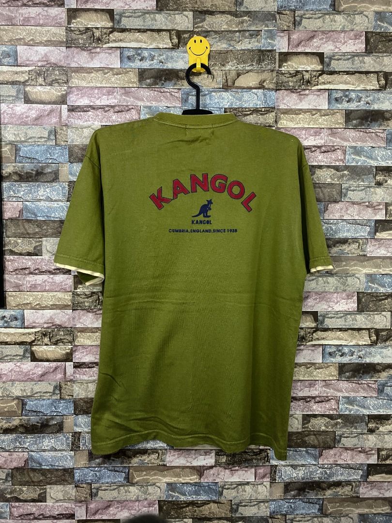 KANGOL EMBROIDERED SIDE LOGO, Men's Fashion, Tops & Sets, Tshirts & Polo Shirts on Carousell
