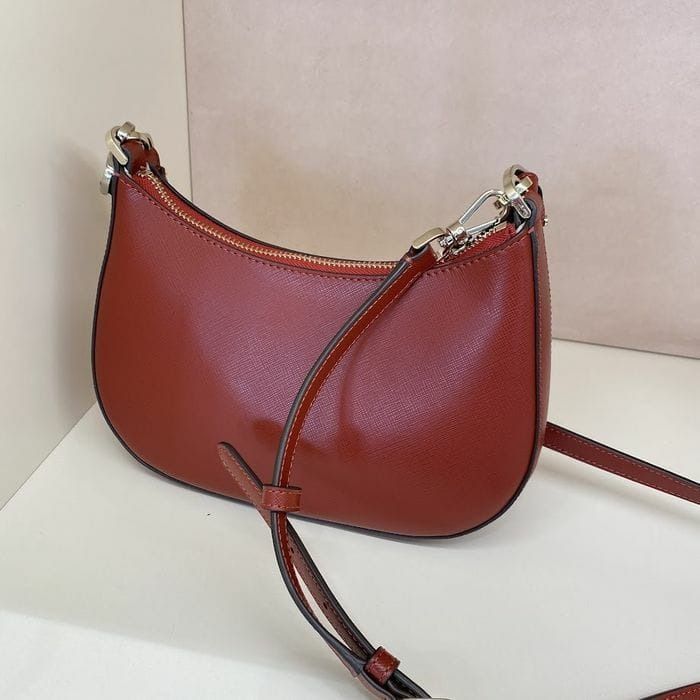 Kate Spade Staci Saffiano Leather Bag - Red Currant - NWT in 2023