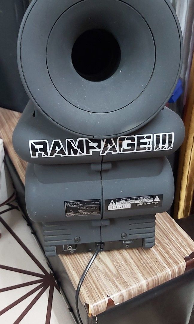 Kenwood subwoofer, Audio, Soundbars, Speakers & Amplifiers on Carousell