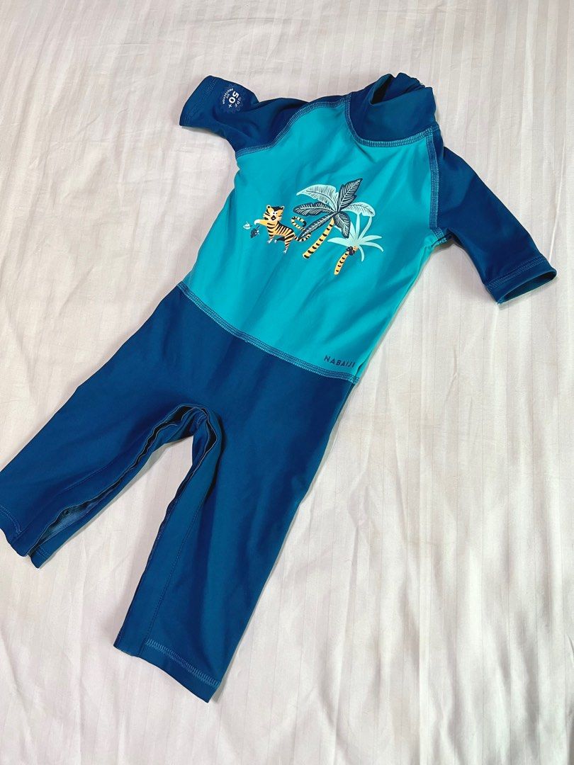 Kids swimwear swimsuit Decathlon UPF 50+, Babies & Kids, Babies & Kids