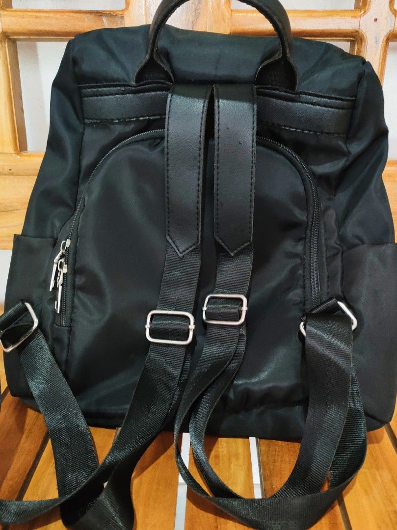 Korean Backpack Hidden Zipper, Women's Fashion, Bags & Wallets