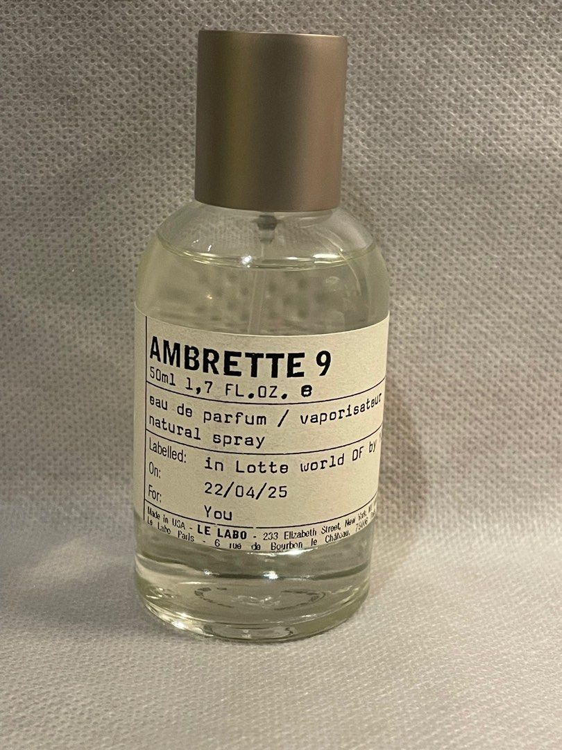 Le Labo Ambrette 香葵9 50ml 近全新淡香精edp 含盒, 美妝保養, 香體