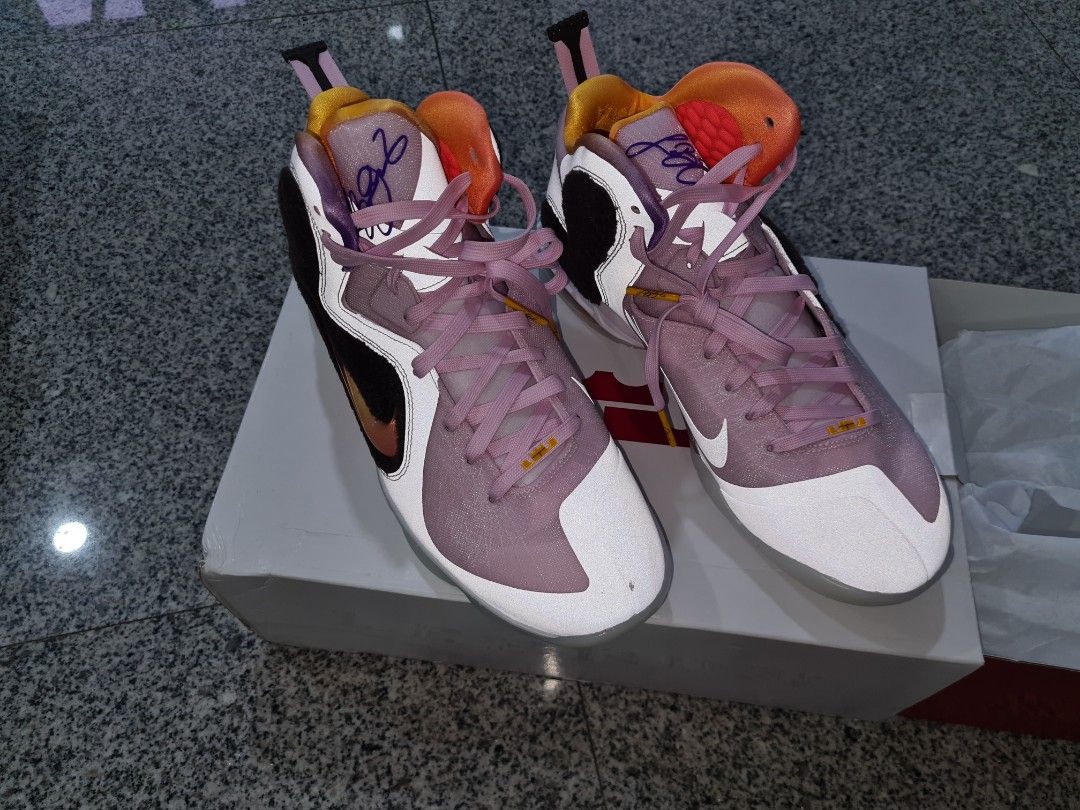 multi colored lebrons