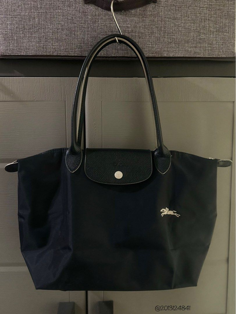 LONGCHAMP Le Pliage Club Shoulder Bag (S) in Black, Women's Fashion