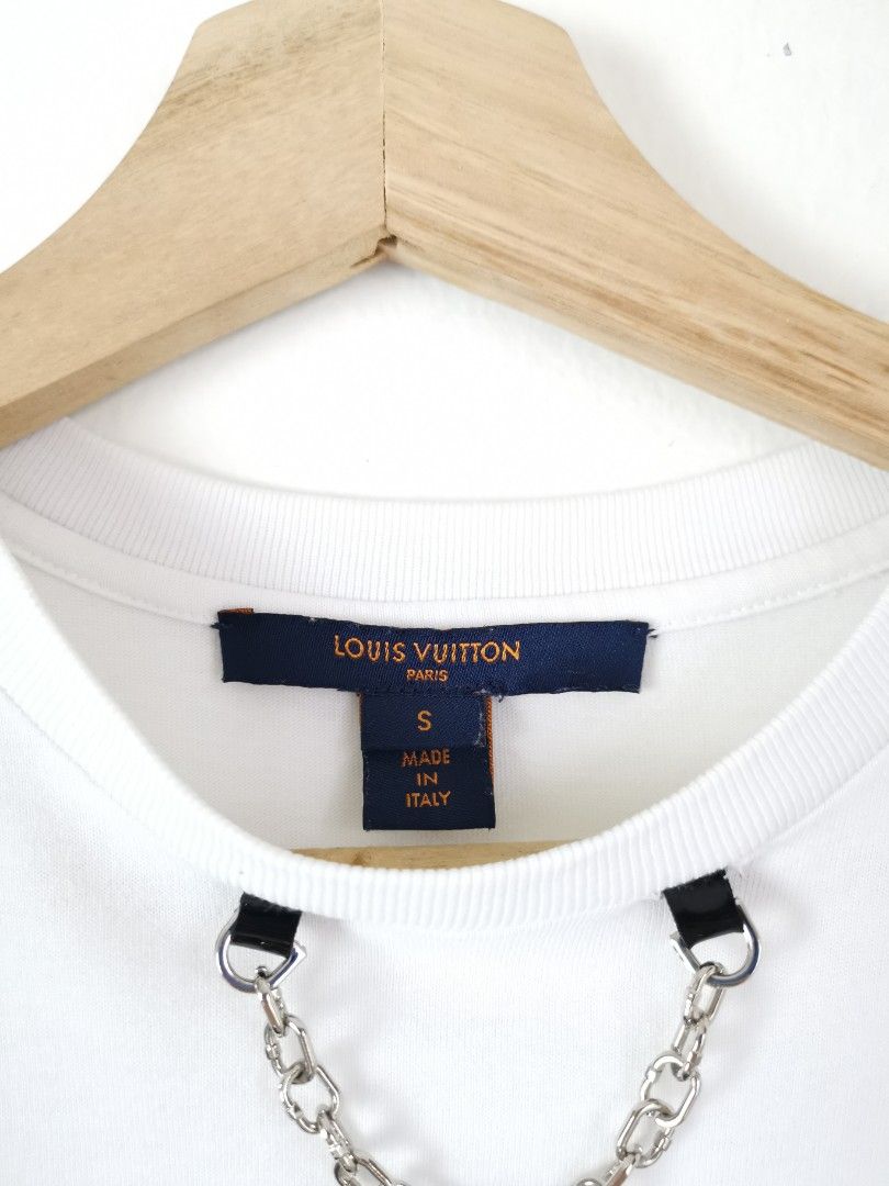 Louis Vuitton Icons Shirt in White, Luxury, Apparel on Carousell