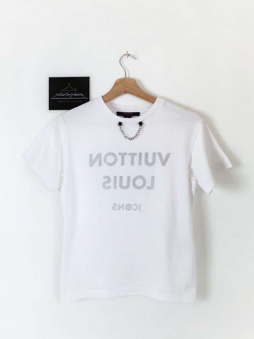 Louis Vuitton 2019 Icons Chain-Link T-Shirt - White Tops, Clothing -  LOU269786