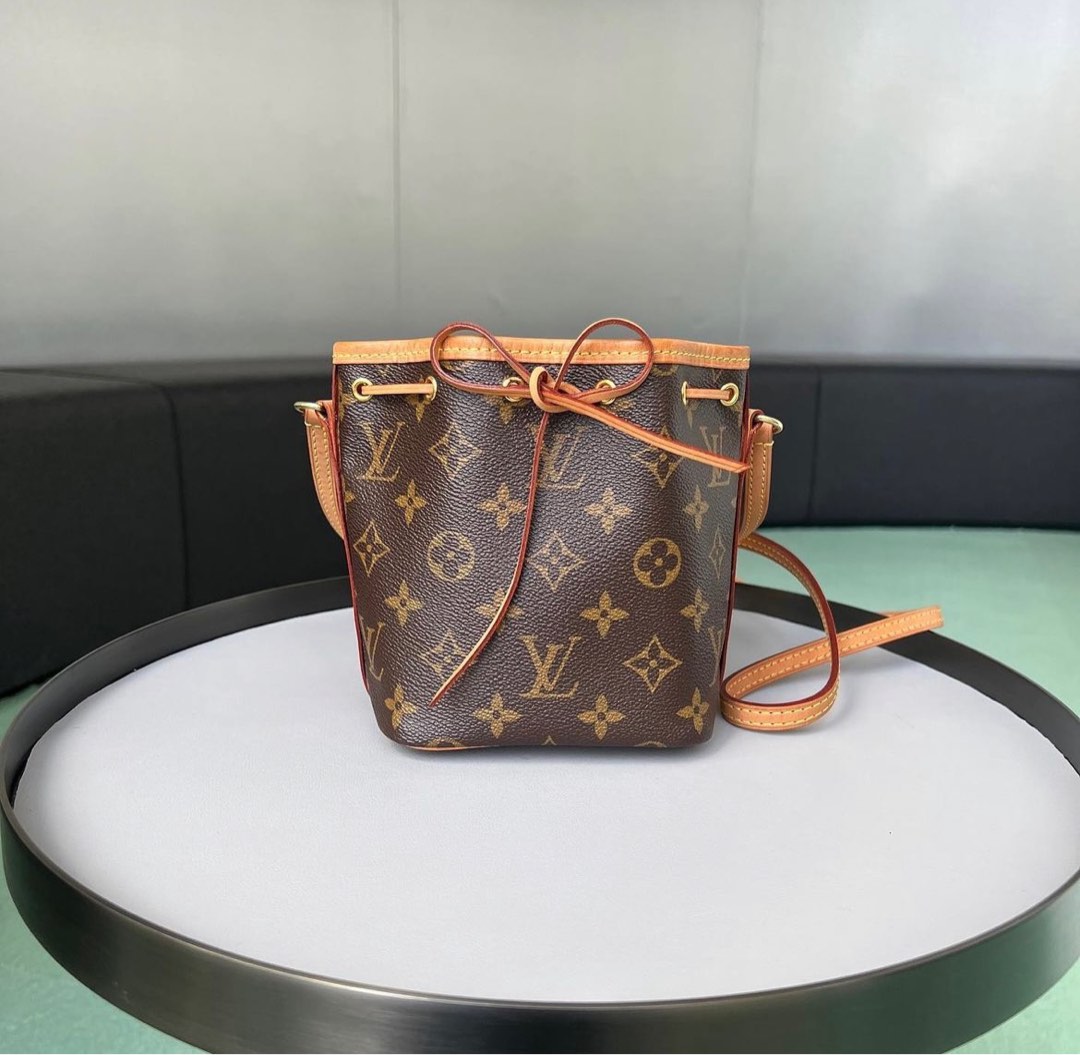 Louis Vuitton LOUIS VUITTON Bag Monogram Women's Handbag Shoulder 2way Nano  Noe M81266 Brown
